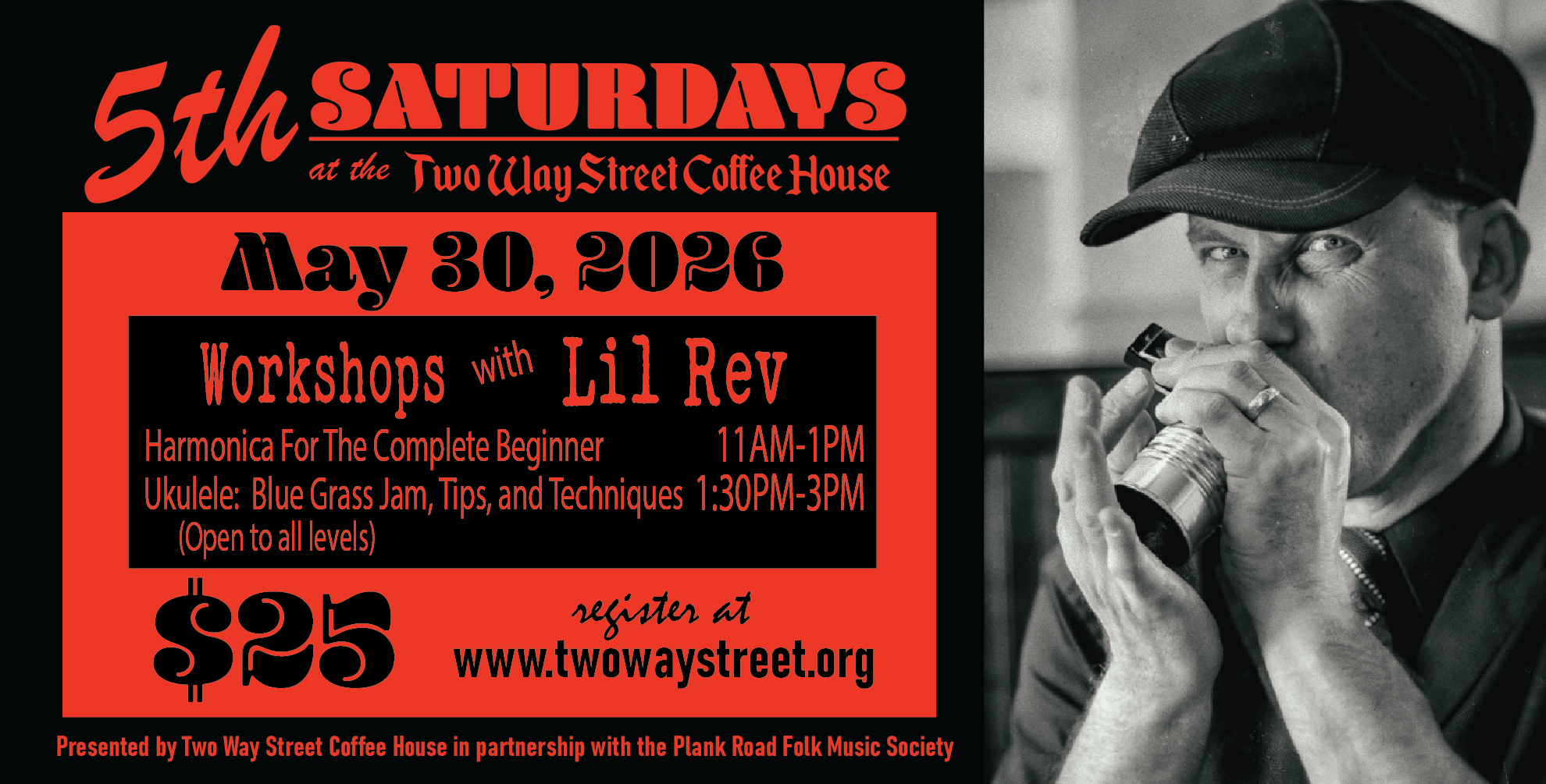 Lil Rev 5th Saturday Registration